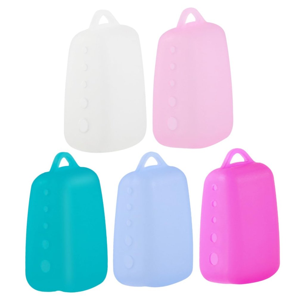 Healvian 25pcs Toothbrush Cover Silicone Travel Toothbrush Caps Portable Head Caps Case Protectors Storage Head Cover