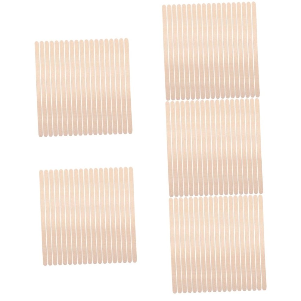 Beatifufu 500pcs Wax Applicator Tool for Hair Removal Wooden Wax Sticks Eyebrow Shaping Kit