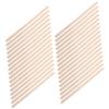 Beatifufu 500pcs Wax Applicator Tool for Hair Removal Wooden Wax Sticks Eyebrow Shaping Kit view 4
