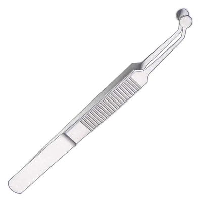 Peosaard Stainless Steel Safety Eyelid Plate Meibomian Gland Massage Tweezers Physiotherapy Tweezers, safety massage tweezers