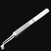 Peosaard Stainless Steel Safety Eyelid Plate Meibomian Gland Massage Tweezers Physiotherapy Tweezers, safety massage tweezers view 4