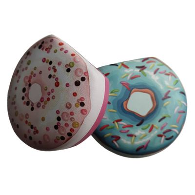 BCOATH 2sets Colorful Portable Lens Case Kit Mirror for Daily Storage and Travel Lightweight and Compact for Wearers and Options