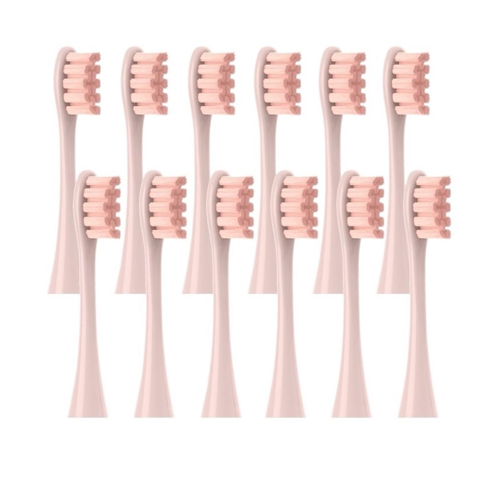 WENH 12PCS Vacuum Sealed Packed Replacement Brush Heads for Z1/ F1/ Air 2 /SE Soft Deep Cleaning Nozzles(12Pink)
