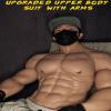 XRSMOU Realistic Fake Muscle, Silicone Male Chest, Half-body Suit, Abdominal Muscle Simulation Skin,for Role Play, Halloween Props view 3