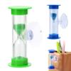 2PCS Sand Timers for Kids Two/Three Minutes Teeth Brushing Timer with Suction Cup for Kids Toothbrush Timer Hourglass Timer for Games Cooking Toothbrush Hourglass Tooth Brushing Sand Timer Hourglass view 1