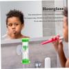 2PCS Sand Timers for Kids Two/Three Minutes Teeth Brushing Timer with Suction Cup for Kids Toothbrush Timer Hourglass Timer for Games Cooking Toothbrush Hourglass Tooth Brushing Sand Timer Hourglass view 2
