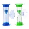 2PCS Sand Timers for Kids Two/Three Minutes Teeth Brushing Timer with Suction Cup for Kids Toothbrush Timer Hourglass Timer for Games Cooking Toothbrush Hourglass Tooth Brushing Sand Timer Hourglass view 3
