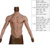 XRSMOU Fake Chest Muscle Men Suit, Soft Silicone Men's Artificial Simulation Muscle, Role Playing Realistic Muscle,for Role Playing, Halloween Tights view 3