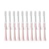 WENH 10PCS for T100 Replacement Brush Heads Sonic Electric Toothbrush Vacuum Soft Bristle Suitable Nozzles(10Pink) view 2