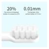 WENH 10PCS for T100 Replacement Brush Heads Sonic Electric Toothbrush Vacuum Soft Bristle Suitable Nozzles(10Pink) view 4