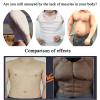 XRSMOU Silicone Male Chest, Soft Fake Muscles, Role Play Halloween Costumes, Half-body Suits,for Parties, Masquerade, Christmas view 3