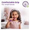 Princess Toothbrush with Protection Cap, Suction Cup, Comfortable Handle and Soft Bristles for Kids (Pack of 2) view 3
