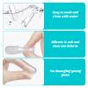 12Pcs Silicone Baby Finger Toothbrush, Soft Finger Toothbrush for Teething Relief, Clear Toddler Oral Care view 3