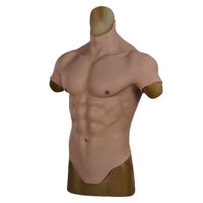 XRSMOU Silicone Muscle Model, Realistic Fake Muscle, Silicone Muscle Suit, with Floating Point Design,for Role Playing, Halloween Props