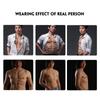 XRSMOU Silicone Male Chest, Realistic Fake Muscles with Floating Point Design,for Role Playing, Halloween Props (Natural L) view 4