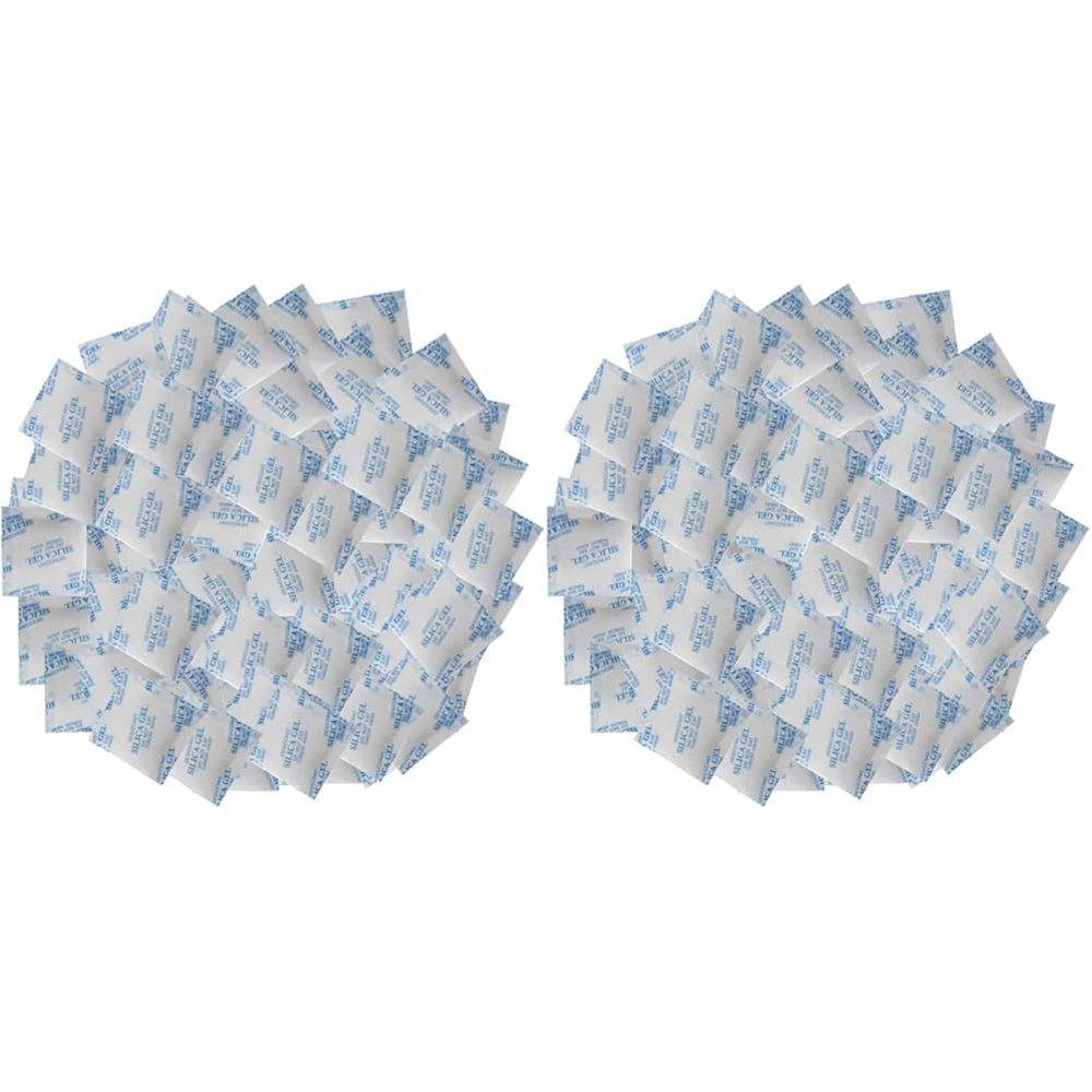 2g Silica Gel Sachets | 60 Desiccant Bags | Helps to Stop Damp, Mould, Mildew and Condensation (Pack of 2)