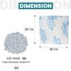 2g Silica Gel Sachets | 60 Desiccant Bags | Helps to Stop Damp, Mould, Mildew and Condensation (Pack of 2) view 3