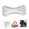 Healvian 100pcs Buckle Metal Fastener Clips Practical Replaceable Wrap Fastener Clasp and Tape Use view 2
