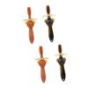 Healvian 4pcs Toothbrush Teething Toy Silicone Boys and Girls Training Brush for Boy Girl Oral Care Tool Light Dark Bristles Toothbrush for Year Old view 1