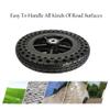 1 Pair of 7inch Wheelchair Front Wheels, 71.3 Wheelchair Wheel Replacement, Honeycomb Solid Tires, Bearing 8mm (5/16"), Manual Wheelchair Accessories view 4