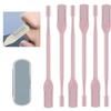 New 2-in-1 Nasal Hair Cutter,2024 Nostril Hair Remover Tool, Double Sided Nose Hair Knife, Portable Manual 360 Rotating Nose Hair Trimmer with Ear Picker for Women Men (Pink, 6 PCS) view 1