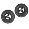 1 Pair of 7 Inch Wheelchair Wheel Replacement, 72 Wheelchair Front Wheels, Polyurethane Solid Wheels, Bearing 8mm (5/16"), Wheelchair Accessories view 1
