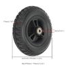 1 Pair of 7 Inch Wheelchair Wheel Replacement, 72 Wheelchair Front Wheels, Polyurethane Solid Wheels, Bearing 8mm (5/16"), Wheelchair Accessories view 3