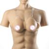 XRSMOU Silicone Breast Prosthesis, Fake Breast Enlargement,for Transgender, Crossdresser, Small Breast Role Play (Brown 4XL) view 1