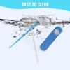 New 2-in-1 Nasal Hair Cutter,2024 Nostril Hair Remover Tool, Double Sided Nose Hair Knife, Portable Manual 360 Rotating Nose Hair Trimmer with Ear Picker for Women Men (Dark Green, 6 PCS) view 4