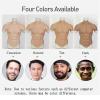 XRSMOU Silicone Fake Chest Muscle Vest, Artificial Simulation Muscle,for Role Playing, Halloween Party, Masquerade Costumes (Natural L) view 2