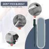 SSKHE 5 Pcs Nasal Hair Cutter, 2 in 1 Manual Nose Hair Trimmer, 360 Rotating Nose Scissors view 3