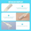 New 2-in-1 Nasal Hair Cutter,2024 Nostril Hair Remover Tool, Double Sided Nose Hair Knife, Portable Manual 360 Rotating Nose Hair Trimmer with Ear Picker for Women Men (Blue, 3 PCS) view 4