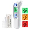 Highly Accurate Ear Thermometer, Digital Ear Thermometer for Kids and Adults, Memory Recall, Fever Alarm and 21 Disposable Probe Covers (LCD-White)