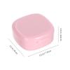 Healeved Retainer Box Portable Storage Case Compact Pocket Holder for Retainers and Dentures Design Sealed Lid for Travel and Everyday Use Material view 2