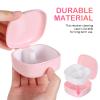 Healeved Retainer Box Portable Storage Case Compact Pocket Holder for Retainers and Dentures Design Sealed Lid for Travel and Everyday Use Material view 3