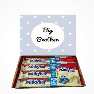 Big Brother White Chocolate Gift Hamper Sweet Box