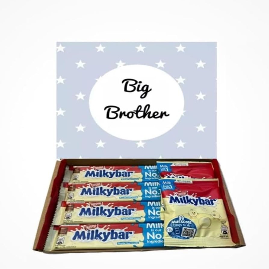 Big Brother White Chocolate Gift Hamper Sweet Box