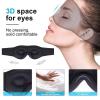 100% Blackout Sleep Eye Mask for Women & Men - Zero Eye Pressure Eye Mask for Sleeping - Comfortable Sleep view 3