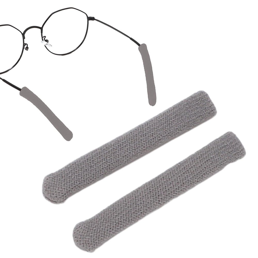 Jubepk Ear Cushions for Eyeglasses - Glasses Ear Pads Comfort Cushions | Elastic Eyeglass Arm Pads Anti-Slip, Comfort Cushions, Soft Temple Tips Sleeve, Eyewear Accessories