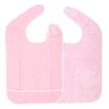 TIKATARER Adult Bibs For Eating, Adult Bibs For Men Washable Apron Eating Bib Adult Elderly Anti Oil Reusable Bib Dining Aid Protector (Orange pink 45 * 65CM) view 1