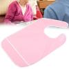 TIKATARER Adult Bibs For Eating, Adult Bibs For Men Washable Apron Eating Bib Adult Elderly Anti Oil Reusable Bib Dining Aid Protector (Orange pink 45 * 65CM) view 3