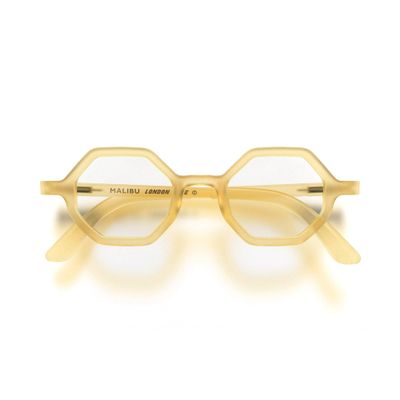 LONDON MOLE Malibu reading glasses | Cool hexagonal/octagonal shaped readers | Mens Womens Unisex | Spring hinges