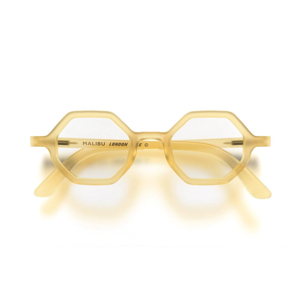 LONDON MOLE Malibu reading glasses | Cool hexagonal/octagonal shaped readers | Mens Womens Unisex | Spring hinges