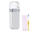Gungtj Travel Toothbrush Case,Toothbrush Case Toothpaste Travel Case Holder - Travel Cup Storage Container Case Secure Holder For Toothpaste, Toothbrushes view 1