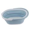 Foldable Mop Bucket, Collapsible Water Bucket, Stable Foldable PP Base, Large Capacity for Kitchen (Blue) view 2