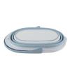 Foldable Mop Bucket, Collapsible Water Bucket, Stable Foldable PP Base, Large Capacity for Kitchen (Blue) view 4