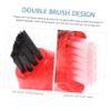 Hoement 12pcs Denture Brush Toothbrush Double-Head Cleaning Personal Small for Oral Care Creative Multi Functional Mini Denture Cleaner at Home view 3