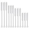 12 Pcs Straw Brushes, Straw Cleaning Brush, Small Cleaning Bottle Brush Set, Stainless Steel Straw Brushes, Reusable Straw Cleaner Brush, for Bottle Glasses Straw Cleaning view 1