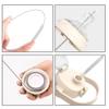 12 Pcs Straw Brushes, Straw Cleaning Brush, Small Cleaning Bottle Brush Set, Stainless Steel Straw Brushes, Reusable Straw Cleaner Brush, for Bottle Glasses Straw Cleaning view 3