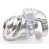Chastity Belt Chastity Belt Extreme 3D Hollow Design, Comfortable Fixing Ring Made of Resin Material, Invisible Lock, SM Fetish Toy(52mm) view 3